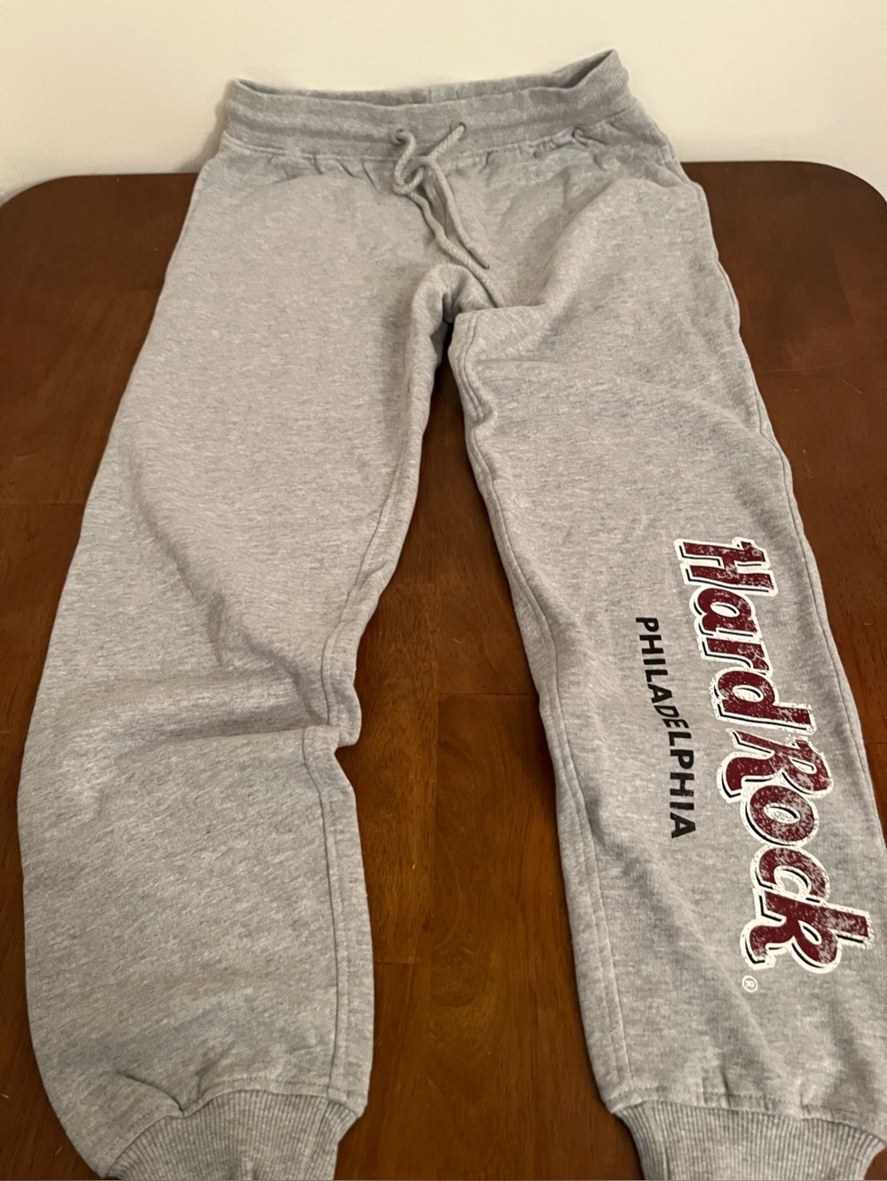 Hard Rock Cafe Philadelphia Gray Sweatpants Adult Small